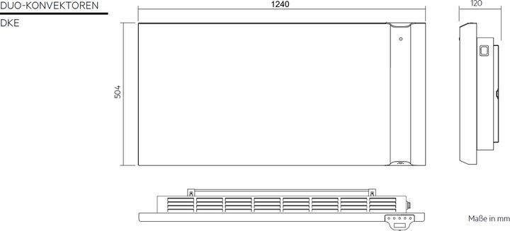 Nährwerte und Zutaten AEG Haustechnik DKE 200, 2000 W Duo Wandkonvektor für ca. 25 m², mit Stecker (2000 W)