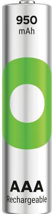 Produktbild GP Batteries GP ReCyko Rechargeable Battery, Size AAA, 950 mAh, 4-pack (1 Stk., AAA, 950 mAh)
