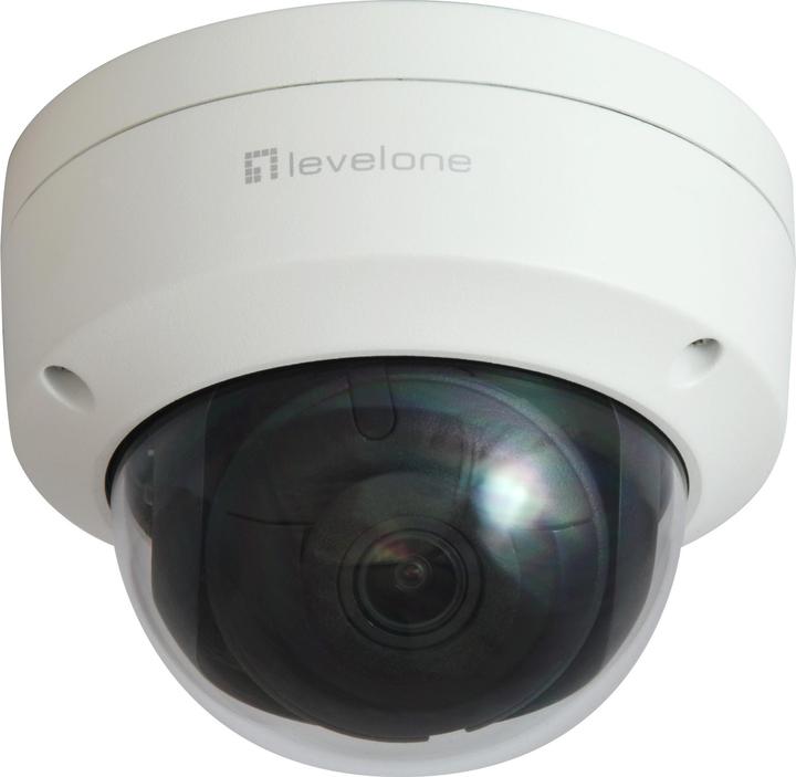 Produktbild LevelOne IPCam FCS-3402 Dome In 2MP H.265 IR6,5W PoE