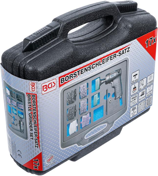 Produktbild BGS Druckluft-Borstenschleifer-Satz 17-tlg. (224 W)