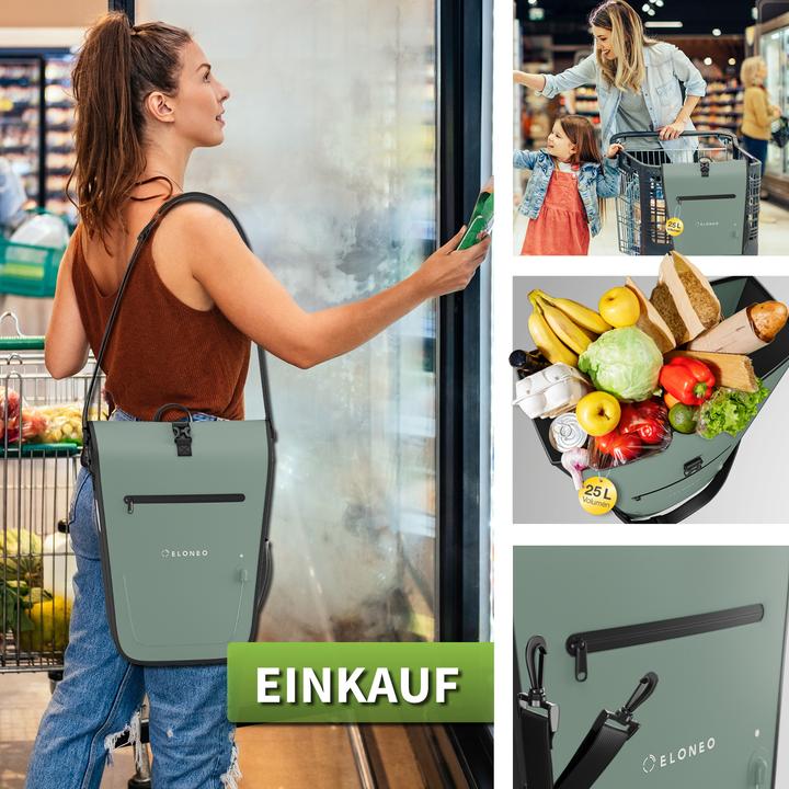 Image du produit Eloneo Sacoche de vélo pour ordinateur portable (25 l, Sacoches)