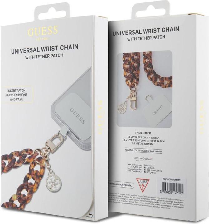 Image du produit Guess GUOUCBMC4MT Universal Big Hand Strap Acetate Acrylic 4G Charm