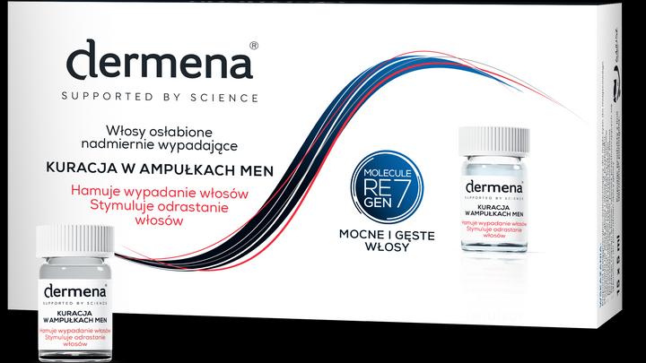 Pharmena Dermena -men, treatment in ampoules that inhibit hair loss, 15 x 5 ml (5 ml)
