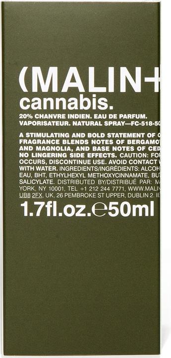 Actual product image Malin+Goetz Cannabis Eau de Parfum (Eau de parfum, 50 ml)