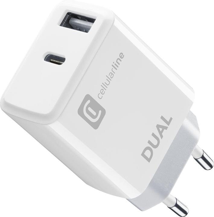 Actual product image Cellularline Dual Charger (15 W)