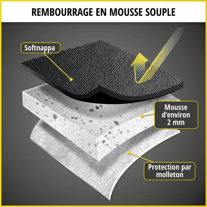 Image du produit Walser Housses de siège pour VW T6 Banquette 3 places arrière en similicuir BJ 07/2015 - aujourd'hui