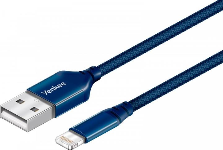 Produktbild Yenkee APPLE-zertifiziertes Kabel mit Lightning-Anschluss für iPad, iPhone und iPod (1 m, USB 2.0)