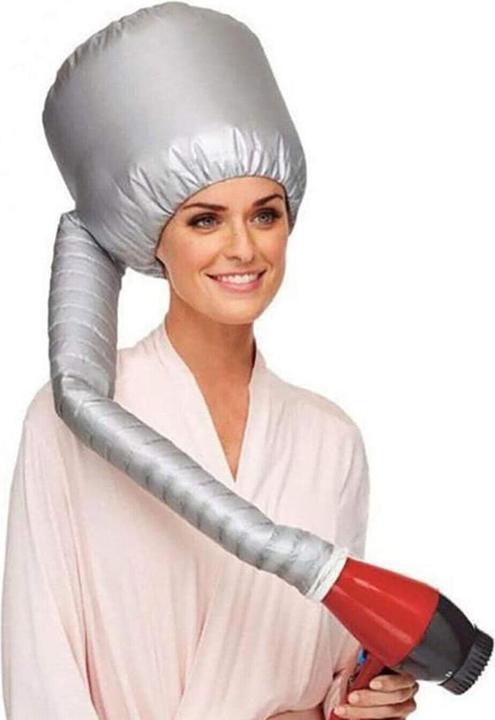 JTI Haartrocknerhaube für Styling und Behandlung - Silber