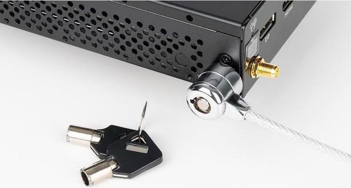 Produktbild Shuttle XPC slim Barebone DS50U, Intel Celeron 7305, 2x LAN (1x 2.5Gbit,1x 1Gbit), 1xCOM,1xHDMI,1xD (Intel Celeron 7305)