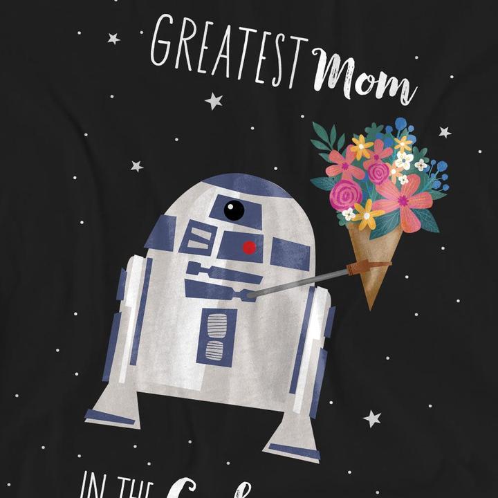 Actual product image Star Wars Unisex Adult Greatest Mom In The Galaxy Mothers Day T-Shirt (XXL)