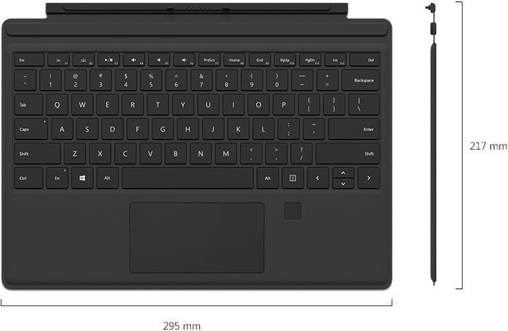 Produktbild Microsoft Type Cover mit Fingerprint-Sensor (DE, Docking)