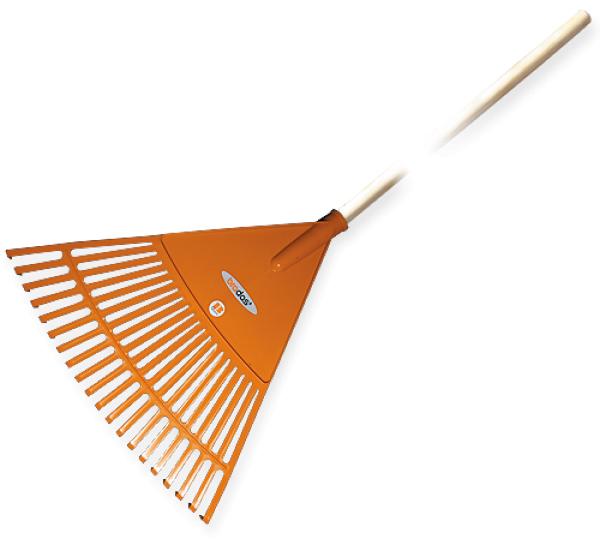 Actual product image Bradas Fan Rake Quick Fit with Wooden Handle 20 Tines Rake made of High Quality Synthetic Material