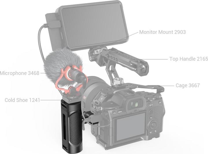 Immagine prodotto SmallRig Maniglia laterale Mini Nato (Impugnatura)