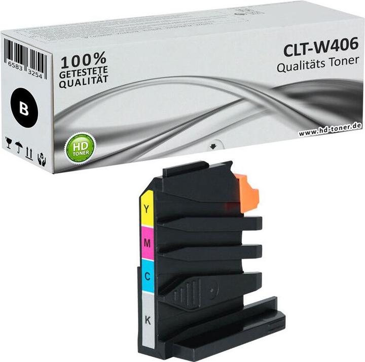 Actual product image Druckfuxx 1x Resttonerbehälter für Samsung C410W C430FW C460FW C480FN C480FW C48