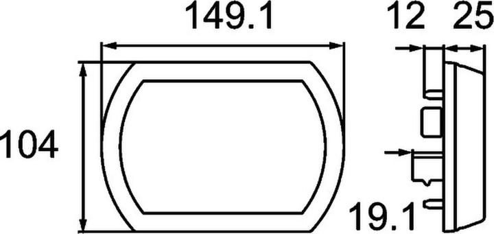 Actual product image Hella Front indicator light LED for KRONE