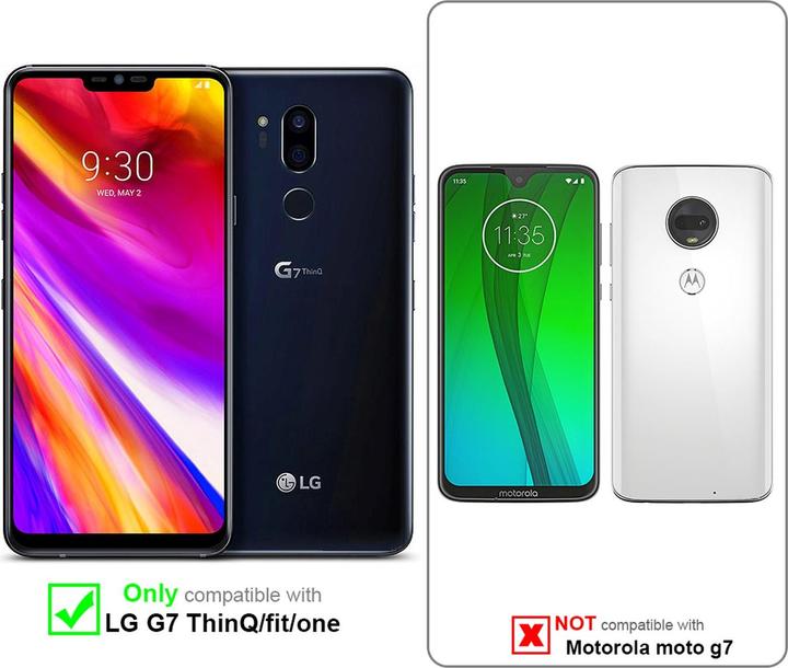 Actual product image Cadorabo Display protection glass (1 Piece, G7 ThinQ, LG G7 Fit, OnePlus X)