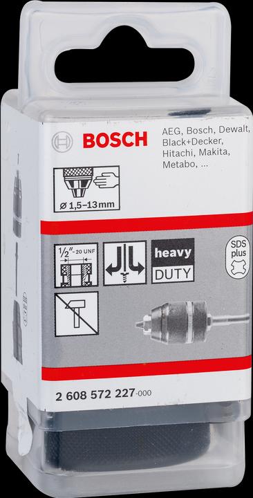 Immagine prodotto Bosch Professional Zubehör Punte a sgancio rapido. SDS-Plus 1.5-13mm