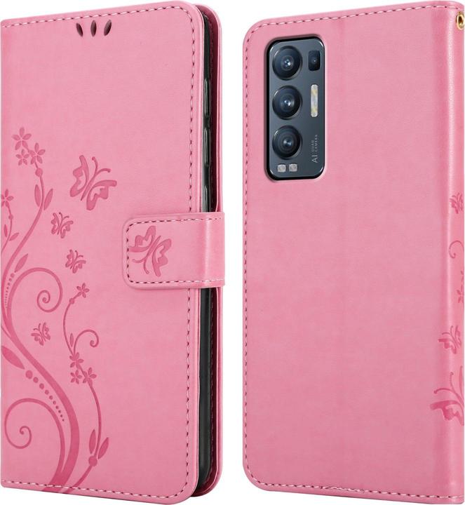 Immagine prodotto Cadorabo Copertina del libro a fiori (Oppo Find X3 Neo)