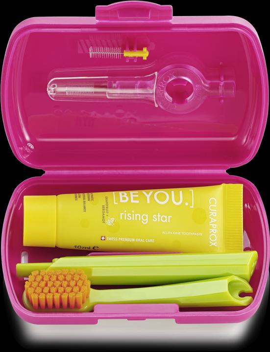 Curaprox Travel Set Rot (Weich, 1 x)