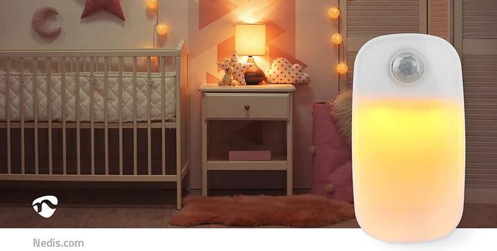 Productafbeelding Nedis Plug-In LED Nachtlampje | Bewegingssensor | 0,55 W | 11 lm | Warm Wit