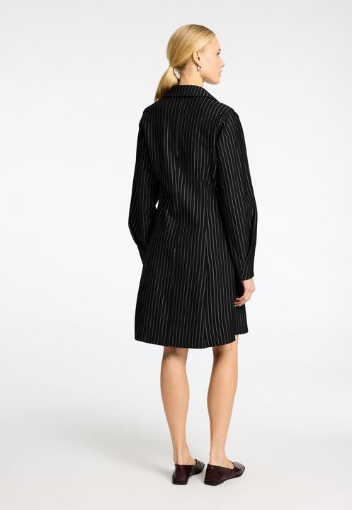 Produktbild Selected Femme Nadelstreifen Viskosemix Minikleid (3XL)