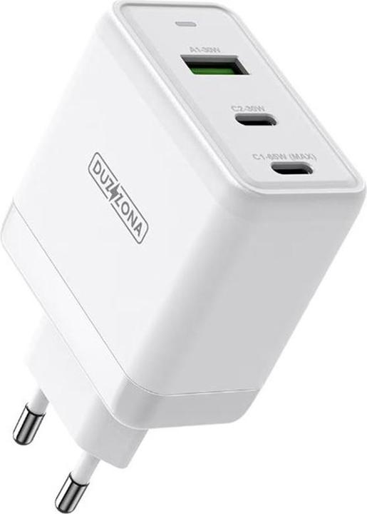 Duzzona T1 PD 65W GaN Travel Charger 1A2C - Weiss (65 W)