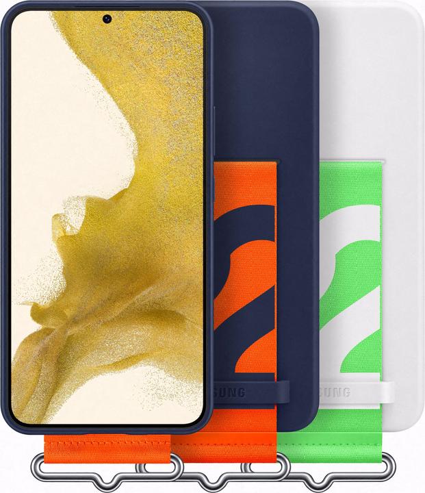 Actual product image Samsung Silicone Cover mit Schlaufe (Samsung Galaxy S22+)