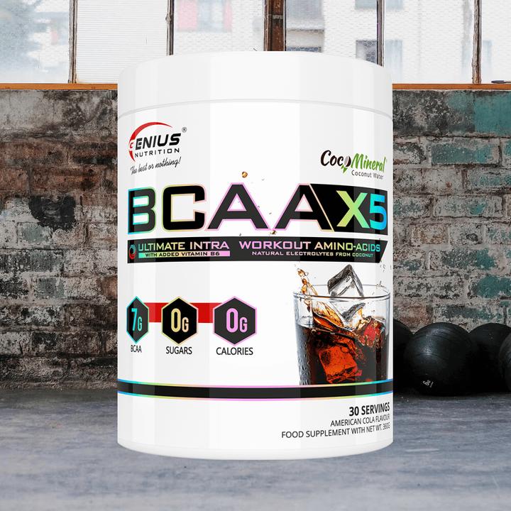 Image du produit Genius Nutrition BCAA-X5 (Cola américain, 1 pcs, 460 g)
