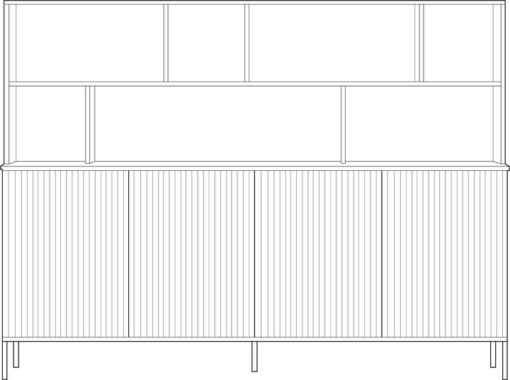Actual product image Woood Gravure (150 x 200 x 44 cm)