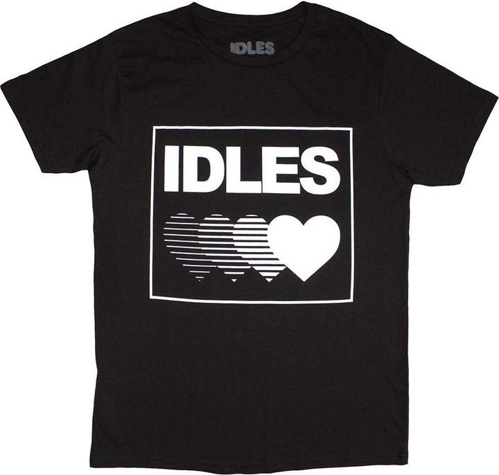 Actual product image Idles Unisex Adult Gradient Heart T-Shirt (M)