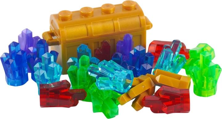 Actual product image LEGO Juwelen Schatz 20 Funkelnde Kristalle und 1 Schatztruhe - NEU! Teile 22x