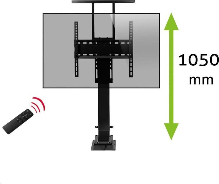 MonLines MLS032B Built-in TV lift up to 80 inch, 1050 mm stroke, black (80")
