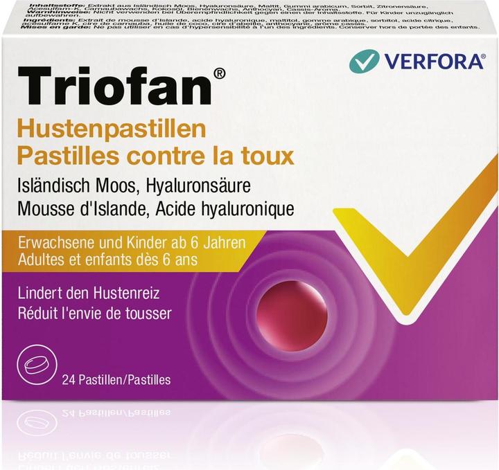 Actual product image Triofan Cough lozenges 24 (24 Piece)