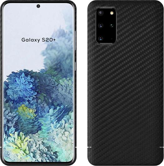 Actual product image Viversis Backcover made of real carbon carbon black (Samsung Galaxy S20+)