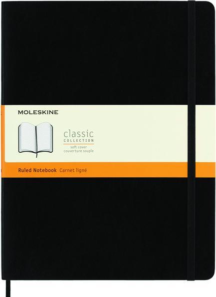 Produktbild Moleskine Notizbuch Classic Soft XLarge (Spezial, Liniert, Weicher Einband)