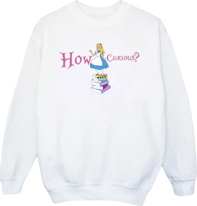 Produktbild Disney Mädchen Alice im Wunderland Wie neugierig Sweatshirt (128)