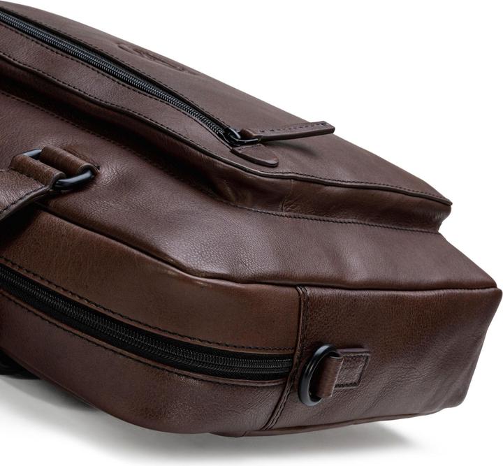 Actual product image Farmhood Memphis briefcase leather 38.5 cm laptop compartment (15.35")