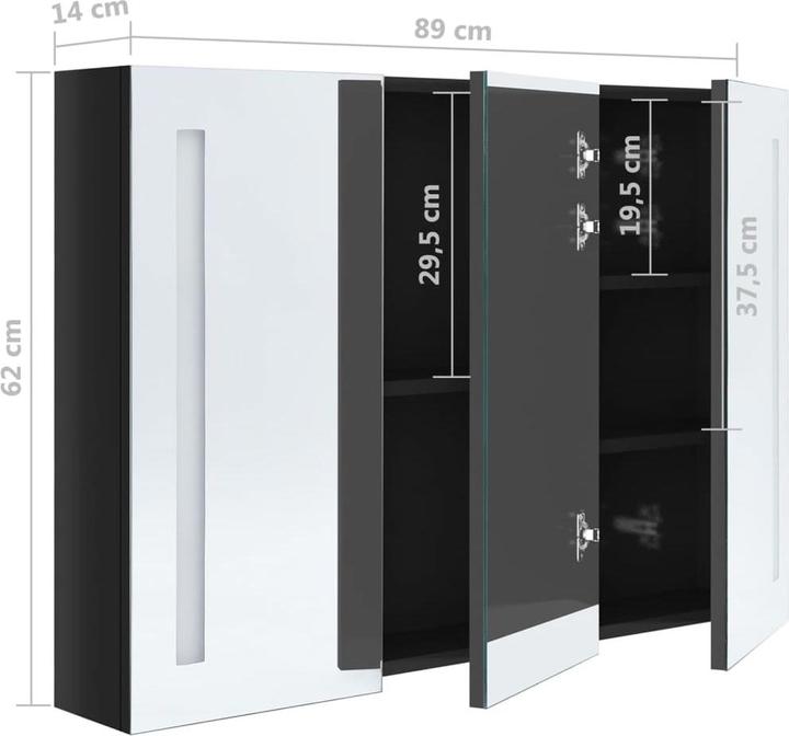 Produktbild VidaXL Sigurd (89 x 14 x 62 cm)