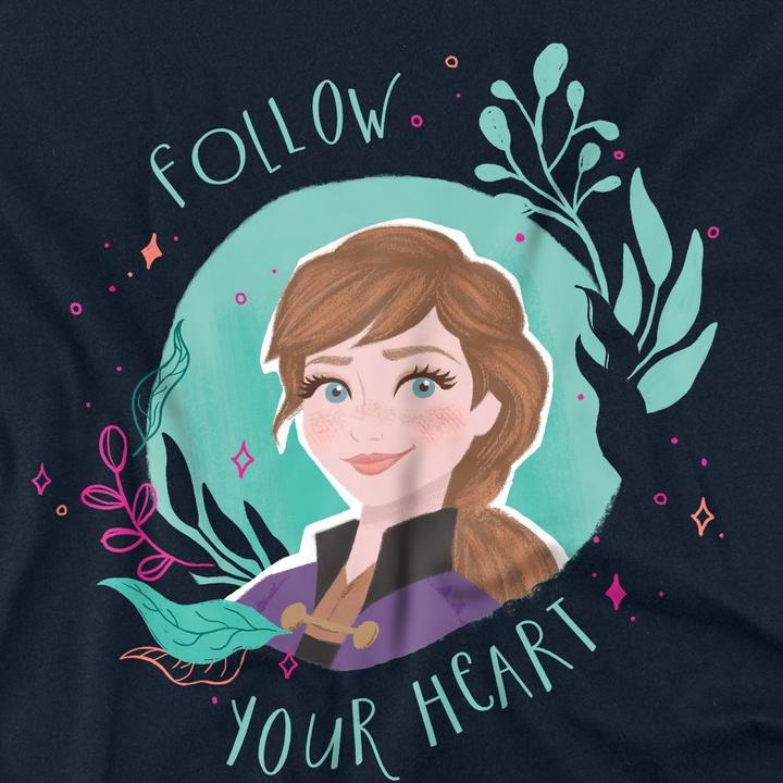 Immagine prodotto Disney Frozen Follow Your Heart Maglietta Anna Adulto Unisex (S)