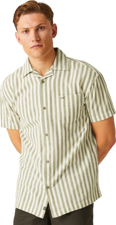 Actual product image Regatta Mens Shorebay II Stripe Short-Sleeved Shirt (S)