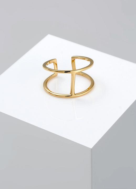 Actual product image Elli Geo Minimal Design Verstellbar (54, 925 Silver)