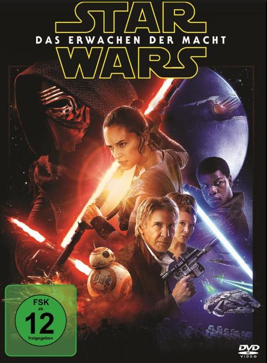 Star Wars : La Force s'éveille (DVD, 2015, Allemand, Anglais)
