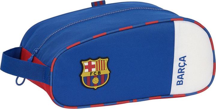 Actual product image FC Barcelona Shoe bag for travelling Blue garnet red 34 x 15 x 18 cm
