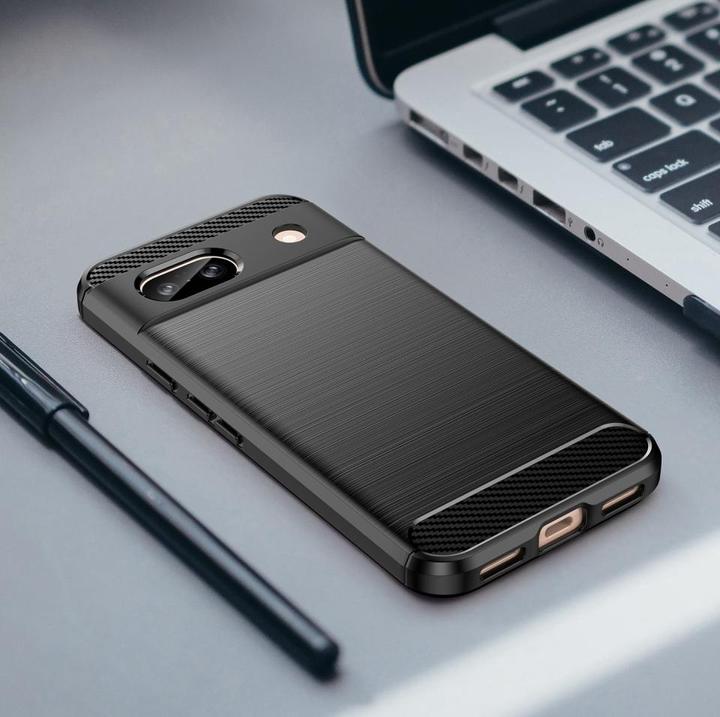 Actual product image Screenguard Carbon Brushed Soft TPU (Google Pixel 8a)