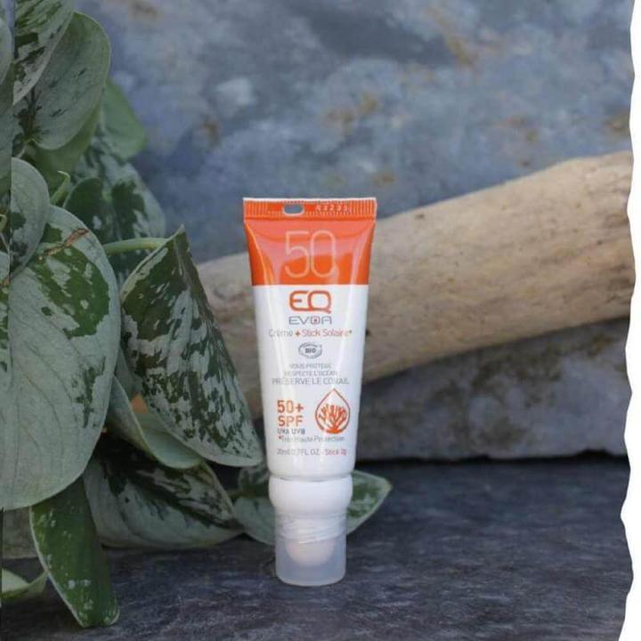 Immagine prodotto EQ-3 Combi Stick SPF50+ 2 g / Crème SPF50 20 mL Biologico (Crema solare, Stick solare, SPF 50+, 20 ml)