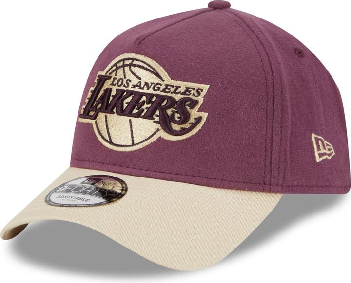 Immagine prodotto New Era Cappello A-Frame 9Forty MOLESKIN Los Angeles Lakers (Taglia unica)