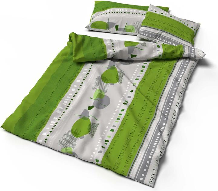 Image du produit Lotus Bettwaren Parure de lit en bambou Tulani vert (Housse de couette, 160 x 240 cm)