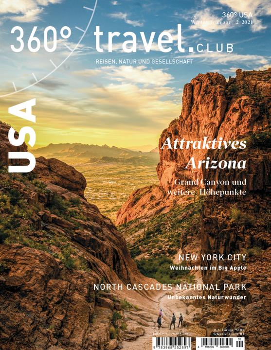 Actual product image 360° USA - Ausgabe Winter/Frühjahr 2/2021: Attraktives Arizona (360° USA: Reisen, Natur und Gesellsc (German, 2021)
