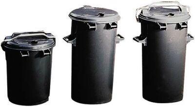 Actual product image Schäfer Shop System waste garbage can SME, volume 35 or 50 l, with or without handle, anthracite (50 l)
