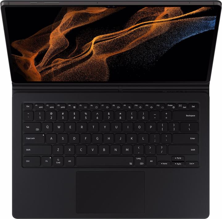 Actual product image Samsung Book Cover Keyboard (CH, Galaxy Tab S8 Ultra)